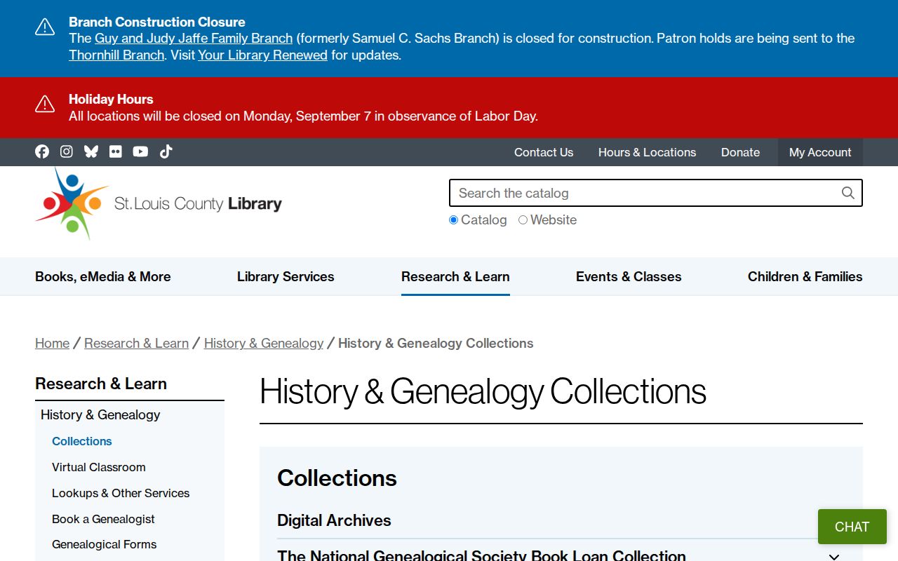 Maryland Heights city directory support at the SLCL History and Genealogy collection