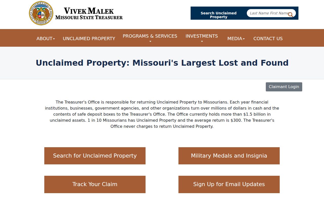Maryland Heights residents directory Missouri unclaimed property search
